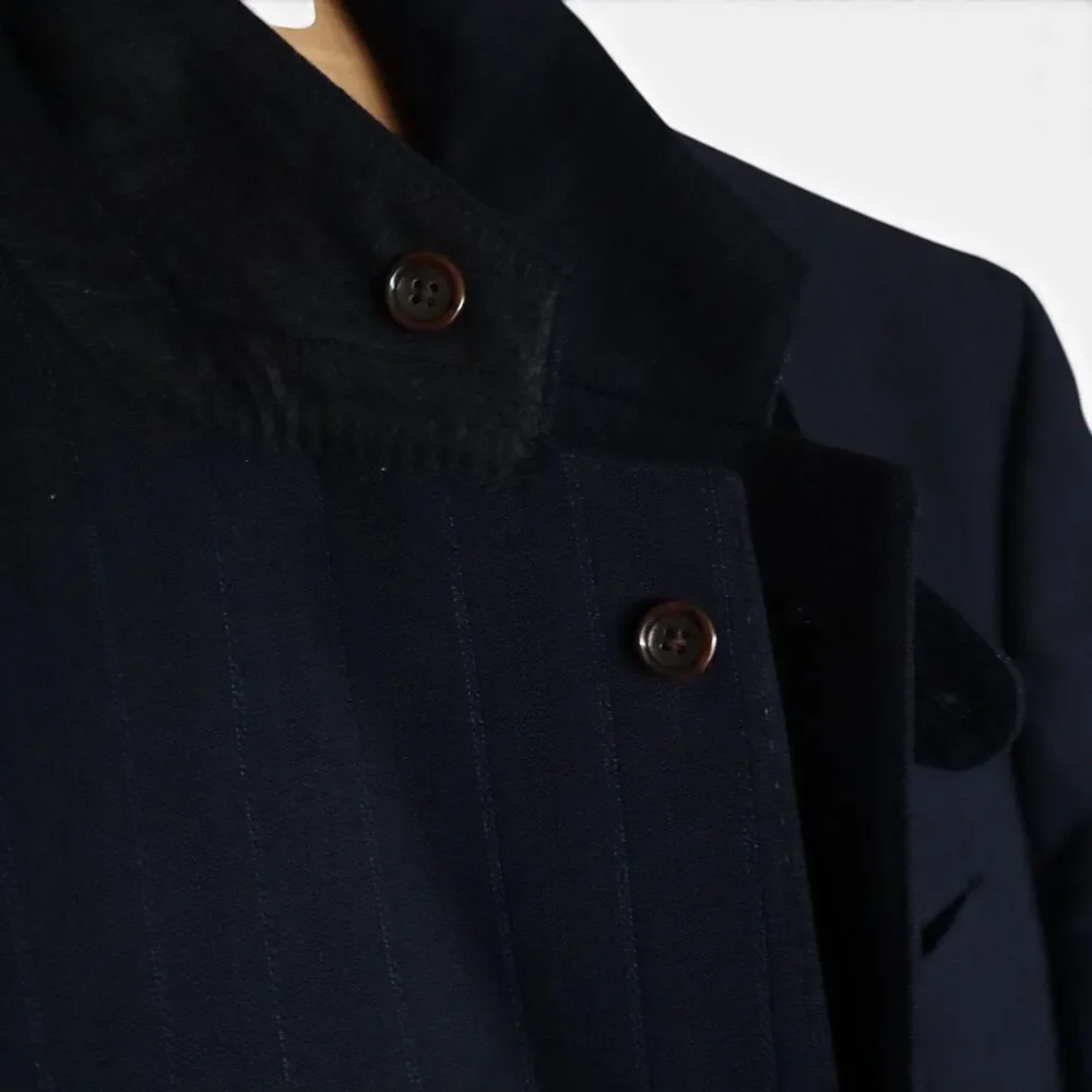 J. Crew Men's 40R Wool Sport Coat Blazer Blue Unstructured Half Lined SAMPLE